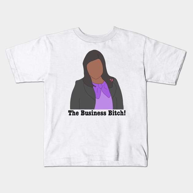 Kelly Kapoor - The Business Bitch Kids T-Shirt by Trashley Banks